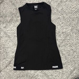 IVY PARK Sleek Black Sleeveless Top